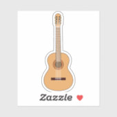 Sticker Guitare classique ! (Feuille)