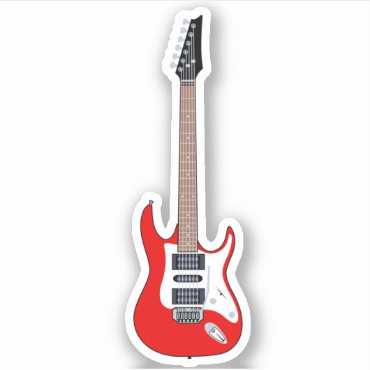 Sticker Guitare électrique ! (Devant)