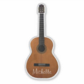 Sticker Guitare musicale acoustique (Devant)