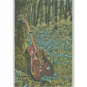 Sticker Guitariste Birthday (Devant)