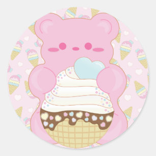 Sticker Gummi Sweet Ice Cream