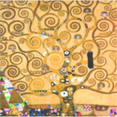 Sticker Gustav Klimt Arbre de vie (Devant)