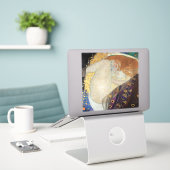 Sticker Gustav Klimt - Danae (Ordinateur portable sur le bureau)