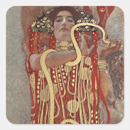 STICKER : GUSTAV KLIMT : HYGIEIA : 1907 (Devant)