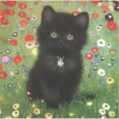 Sticker Gustav Klimt Kitten (Devant)