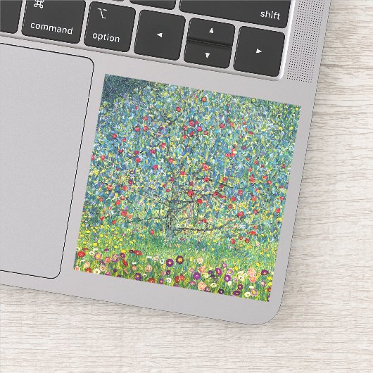 Sticker Gustav Klimt - Pommier (Détail)