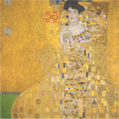 Sticker Gustav Klimt - Portrait d'Adele Bloch-Bauer I (Devant)