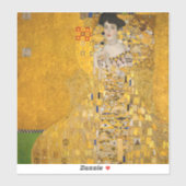 Sticker Gustav Klimt - Portrait d'Adele Bloch-Bauer I (Feuille)