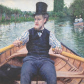 Sticker Gustave Caillebotte - Bateau (Devant)