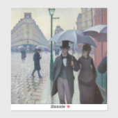 Sticker Gustave Caillebotte - Paris Street ; Rainy Day (Feuille)