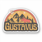 Sticker Gustavus, Alaska (Devant)