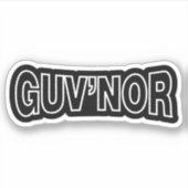 STICKER GUV'NOR (Devant)
