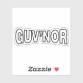 STICKER GUV'NOR (Feuille)