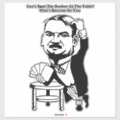Sticker guy poker casino sucker cite art (Feuille)