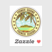 Sticker Guyane (Feuille)