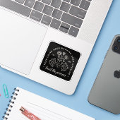 Sticker Gym faire confiance au processus continuer à deven (Ordinateur portable avec iPhone)