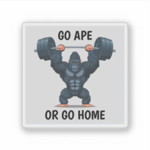 Sticker Gym Gorilla