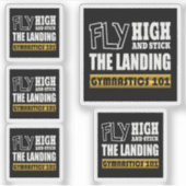 Sticker Gymnastique 101 Fly High - Bar Gymnaste (Devant)