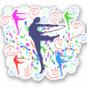 Sticker Gymnastique artistique (Recto)