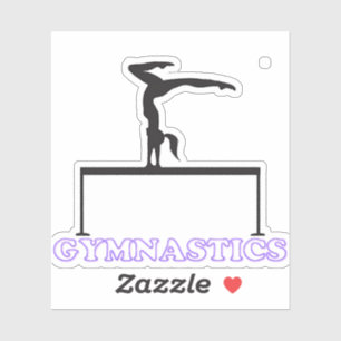 Sticker Gymnastique Filles Balancier