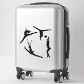 Sticker Gymnastique rythmique Silhouette (Sur valise)