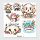 Sticker Gyoza Cavoodle (Feuille)