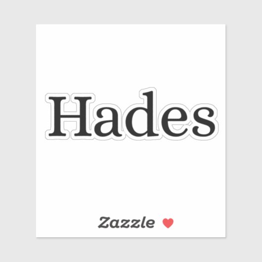 Sticker Hades (Feuille)