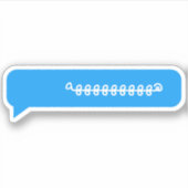 Sticker HAha Texte amusant en arabe (Devant)