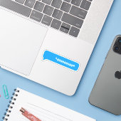 Sticker HAha Texte amusant en arabe (Ordinateur portable avec iPhone)