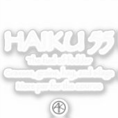 STICKER HAIKU 55 (Recto)