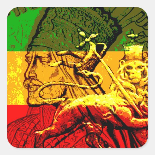 Sticker Haile Selassie King of Kings (Devant)