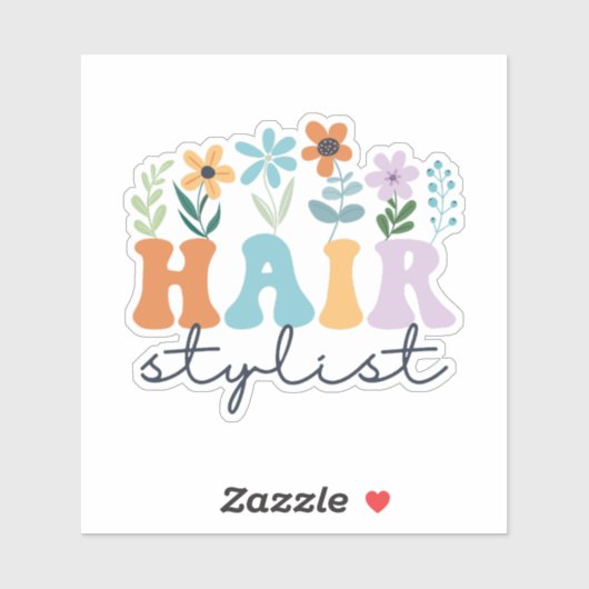 Sticker Hair Stylist (Feuille)