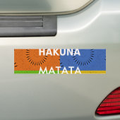 Sticker Hakuna Matata Modèle (En voiture)