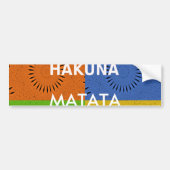 Sticker Hakuna Matata Modèle (Devant)