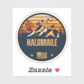 Sticker Haliimaile, Hawaï (Feuille)