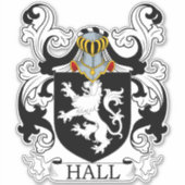 Sticker Hall Family Crest (Devant)