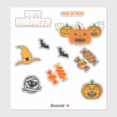 Sticker Halloween (Feuille)