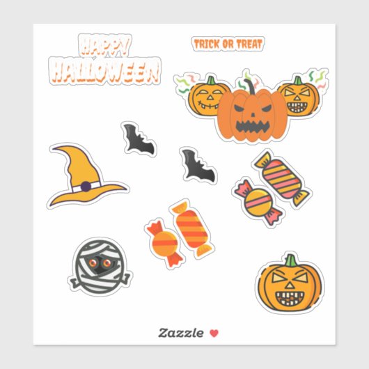 Sticker Halloween (Feuille)