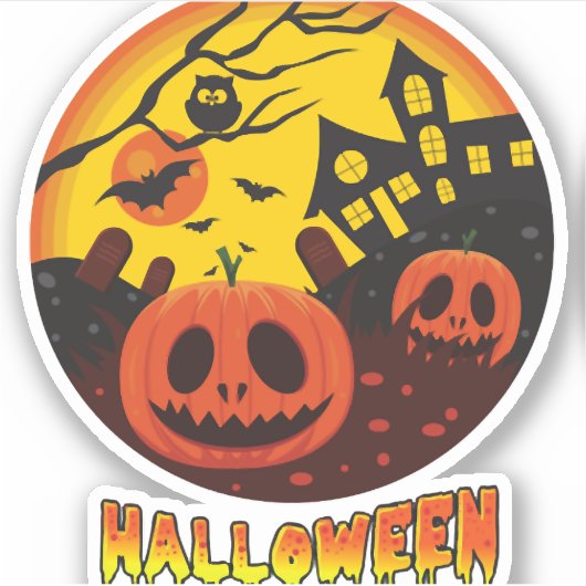STICKER HALLOWEEN (Devant)