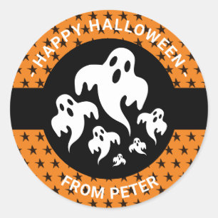 Sticker Halloween Boo Kids Personnalisé