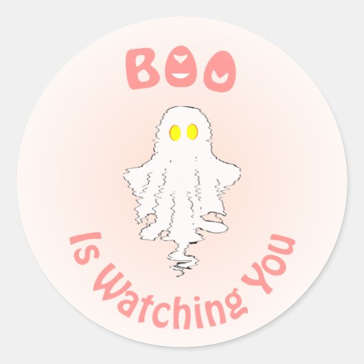 Sticker Halloween | Boo Vous Regarde (Devant)