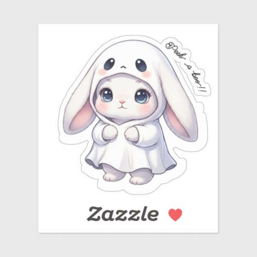Sticker Halloween Bunny  (Feuille)