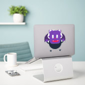 Sticker Halloween chauve (Ordinateur portable sur le bureau)