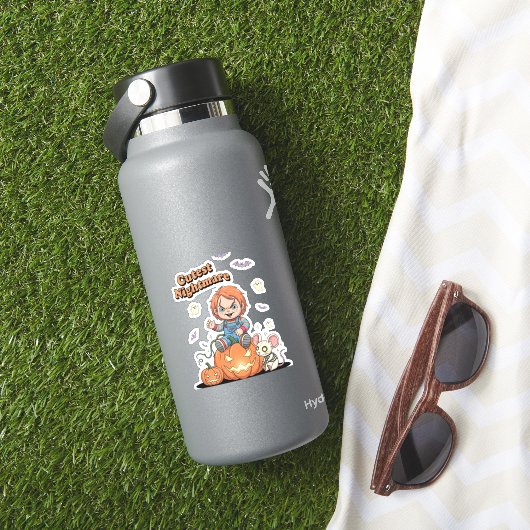 Sticker Halloween cinglé de cauchemar (HydroFlask Insitu)