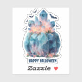 Sticker Halloween Citrouille de cristal (Feuille)