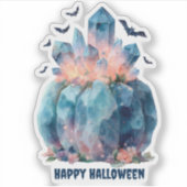 Sticker Halloween Citrouille de cristal (Devant)