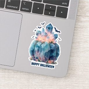 Sticker Halloween Citrouille de cristal
