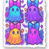 Sticker Halloween Coquette Iridescente (Devant)