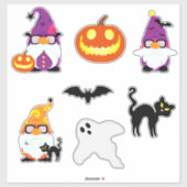 Sticker Halloween Cute Gnome (Feuille)