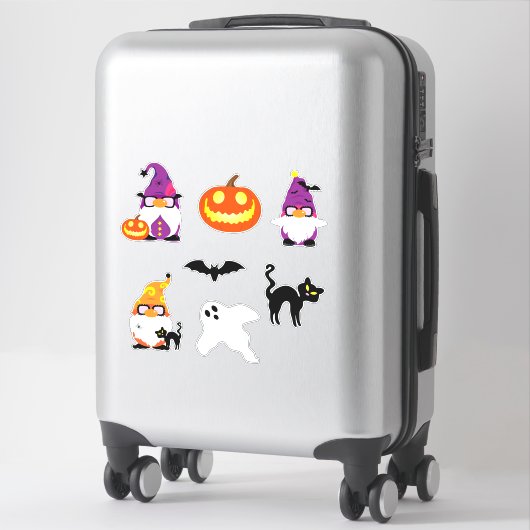Sticker Halloween Cute Gnome (Sur valise)